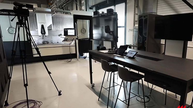Komplett setup för Digital Live Machining. Kollaboration, samarbeten och utveckling. Streaming/broadcast för utbildning och kundcase.
