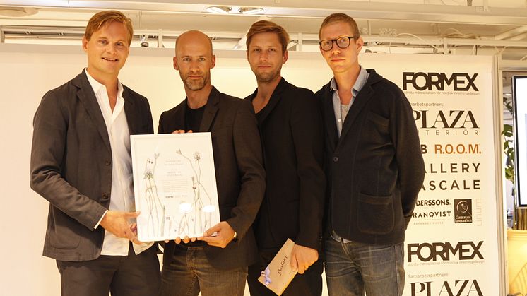 This year’s Nova chosen: Mattias Stenberg wins the Formex Design Award for best young Nordic designer