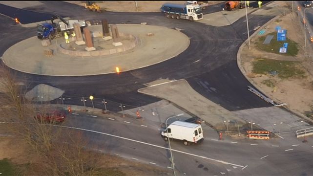 Pressinbjudan: Långebros cirkulationsplats – öppen för trafik