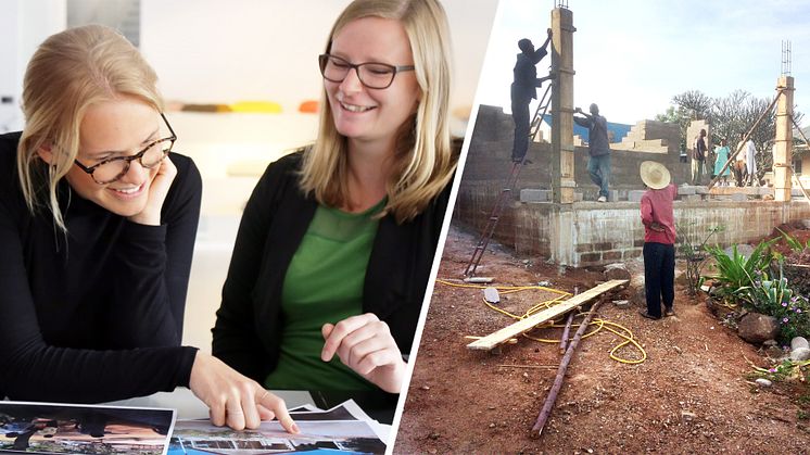 Emelie Joelsson och Annika Danielsson är två av arkitekterna bakom Kolandoto Healthy Hospital. 
