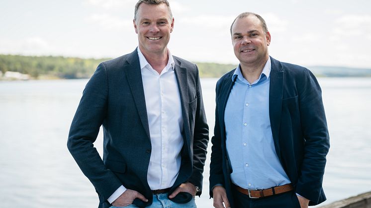 Pressefoto Thomas Kronen og Petter Blom. Bildet krediteres Erik Krafft.