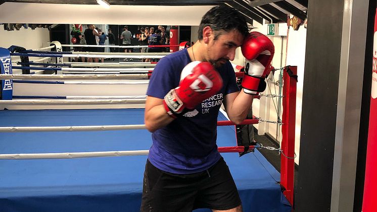 Dan Canales in training