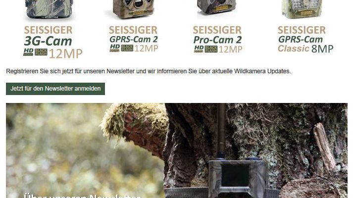 Wildkameras von Seissiger