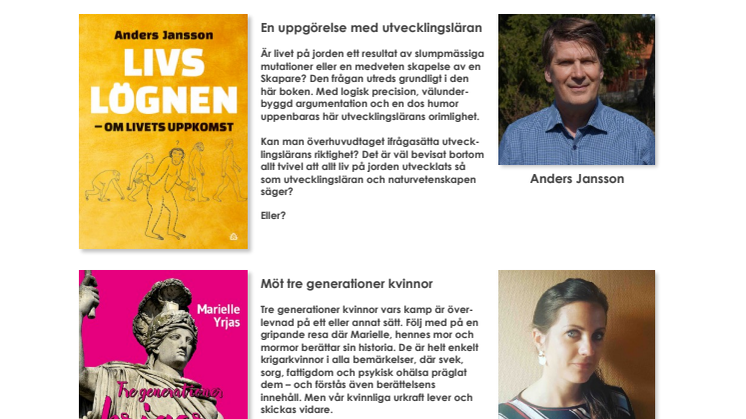 Inbjudan till boksläpp