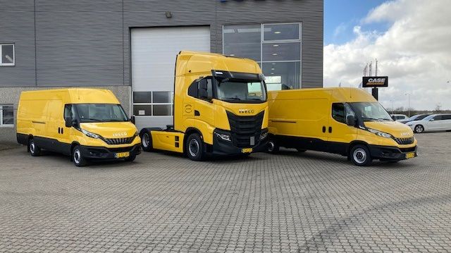 IVECO-forhandler Bache A/S, der har afdelinger i Aarhus, Kolding, Esbjerg og Padborg, har leveret tre store og tre små IVECO'er til Skovby Transport i Aarhus.