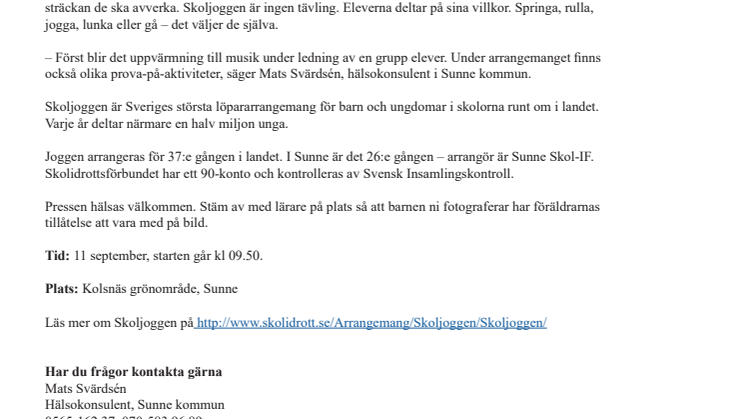 1 000 barn i Sunne springer för flickors rätt