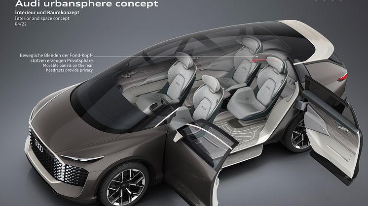 Audi urbansphere concept - illustration