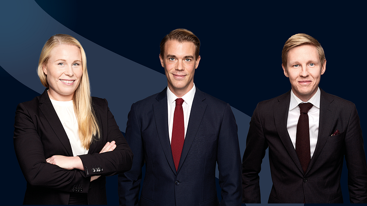 Setterwalls expanderar med tre nya delägare inom M&A