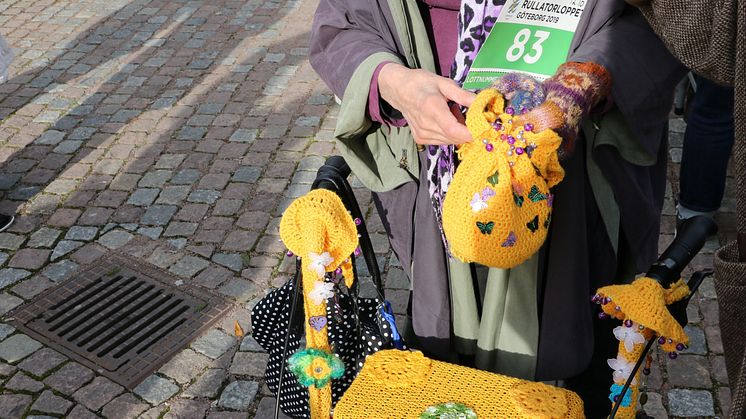 Pris för bästa utstyrsel, Rullatorloppet 2019. Foto: Tomas Leijon.