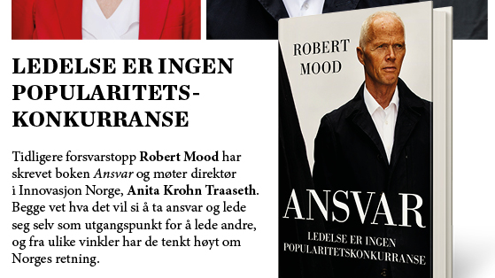 Velkommen til frokostseminar med Robert Mood, Anita Krohn Traaseth og Agnar Kaarbø fredag 10 november