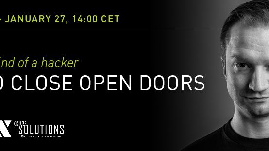 Sami Laiho, ethical hacker and Microsoft MVP presenting at the webinar