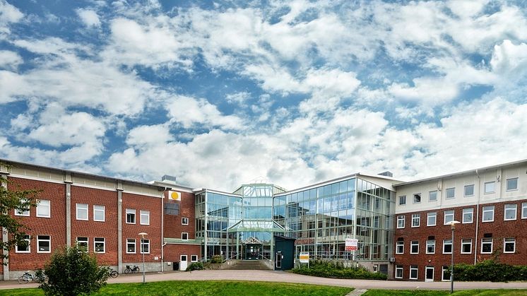 Nya Realgymnasiet i Halmstad, på Skånegatan 59.