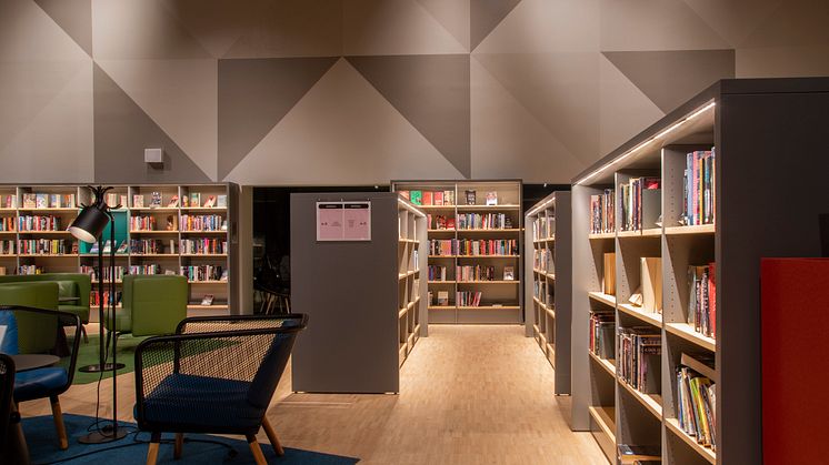 Biblioteket, Kulturhuset Bergsjön 3 - foto Kristian Schling, Sweco
