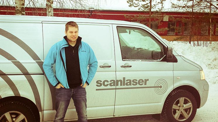 Mattias Malmsten - Ny GPS-Specialist på Scanlaser