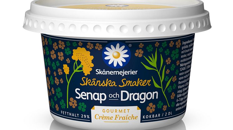 Senap och Dragon – Ny smak på Crème Fraîche Gourmet