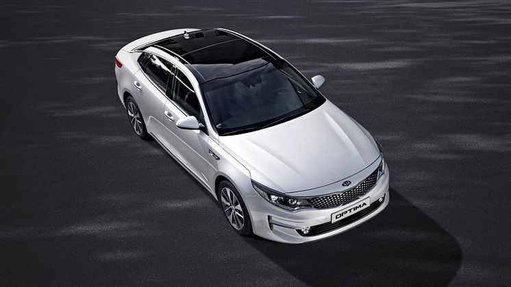 Den helt nye elegante KIA Optima med en førsteklasses kabine og banebrydende teknologi