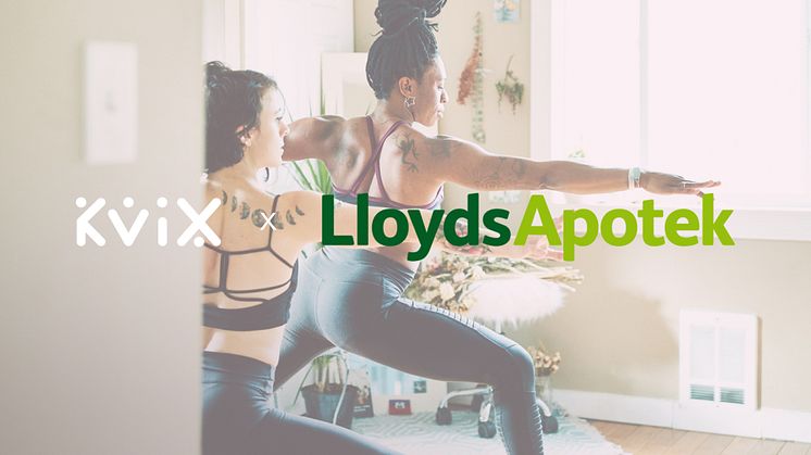 LloydsApotek ingår samarbete med digitala träningsplattformen Kvix