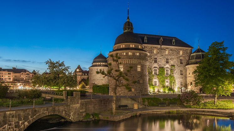 Historiske Örebro slott er et opplevelsesslott med mange spennende aktiviteter. Foto: Visit Örebro