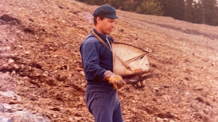 Klövsjö 50: Jan Backskog sår gräs backen