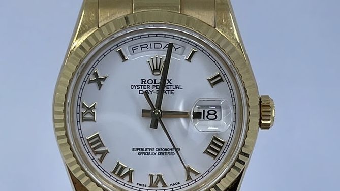 Another seized Rolex watch