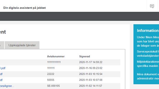 Digital signering i mySwecon - avtal
