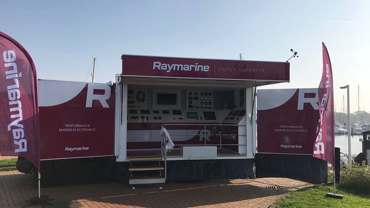 Raymarine's mobile showroom will visit key marinas around the UK bringing exclusive savings directly to customers