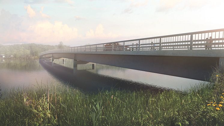 Björnöbron. Illustration: Degree of freedom engineers