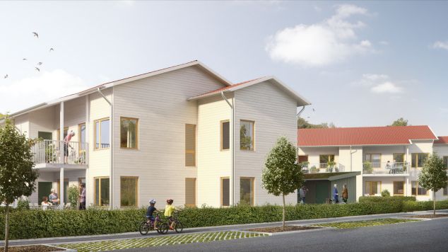 Första spadtaget för Brf Kapelle i Uddevalla