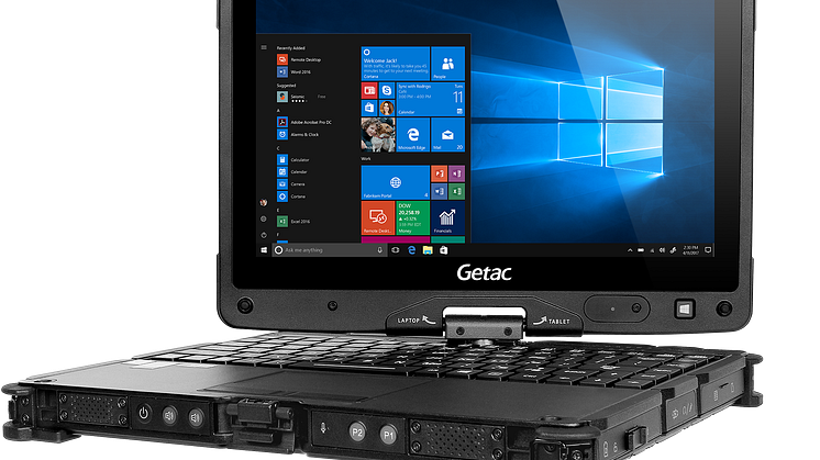 Das neue vollrobuste Getac V110 Laptop setzt Standards in seiner Klasse  Bild: Getac