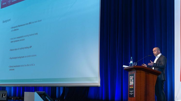 ​Kiropraktorn och Ki-forskaren Andreas Eklund vid Hälsan Östertälje presenterar sin forskning på World Federation of Chiropractic Biennial Congress i Berlin.