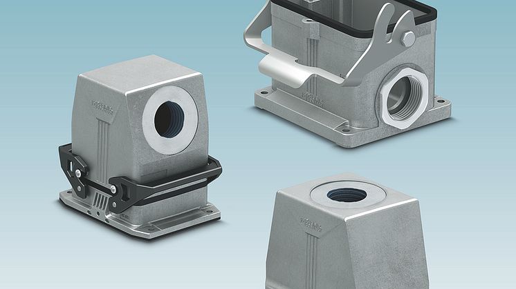 Large connector housings for high-position supply lines
