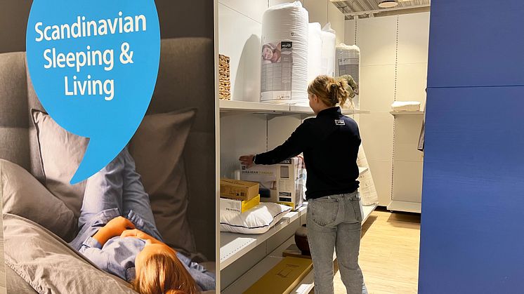 Click and Collect ökar - nu bygger JYSK utlämningsrum i butikerna