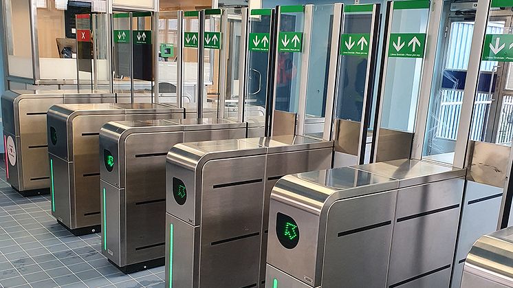 Märstas nyrenoverade stationsbyggnad öppnade i dag