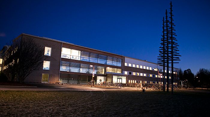 Exteriörbild av SLU:s campus i Umeå. Foto: Jenny Svennås-Gillner, SLU
