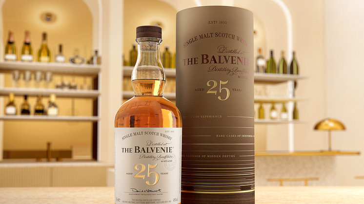 The Balvenie Twenty-Five avnjuts gärna vid högtidsstunder och bjuder på ett elegant fruktigt uttryck och en långvarig sötma