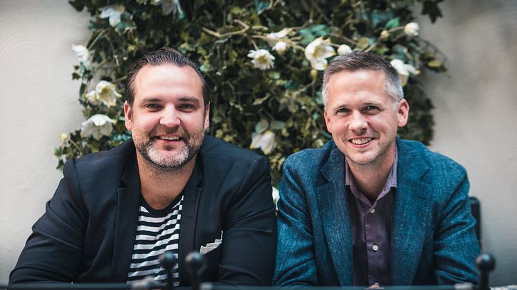 Toni Risteski and Thomas Hermansson, CEO and Executive VP  at Sigma Technology Software Solutions. Photo: Asjad Azeem.