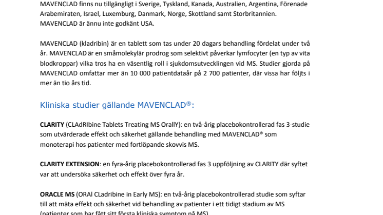 Om Mavenclad