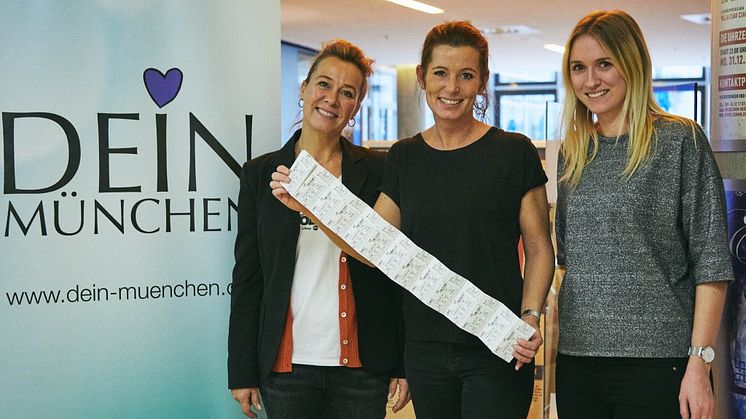v.l. Astrid Piskora (The Walt Disney Company Germany),  Mara Bertling (DEIN MÜNCHEN), Isabell Dillmann (LHS München, Sozialreferat)