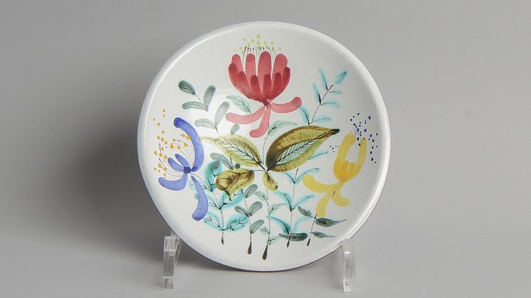 Fajansskål med Blomstermotiv, Stig Lindberg, Gustavsberg, 600 kr.jpg