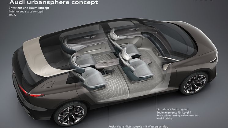Audi urbansphere concept - illustration