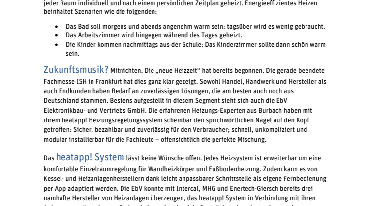 Heizungsregelung per Smartphone: Energieeffiziente und intelligente Einzelraumlösungen gefragt