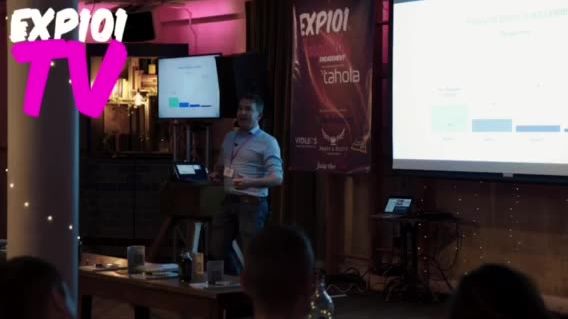 Peter Briffett from Wagestream at EXP101 #3 in London