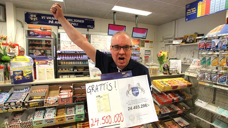 44 V75-spelare från Jönköping delar på 24,4 miljoner