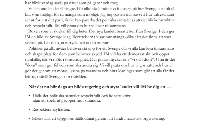 Partiledare –  ta ert ansvar!