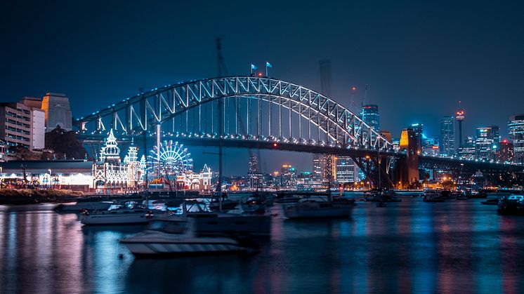 New South Wales harbor bridge