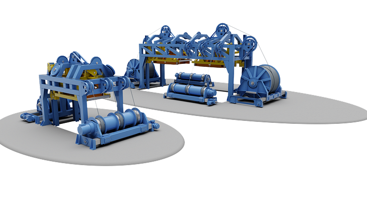 The new LARS from Kongsberg Maritime, in single and dual configurations