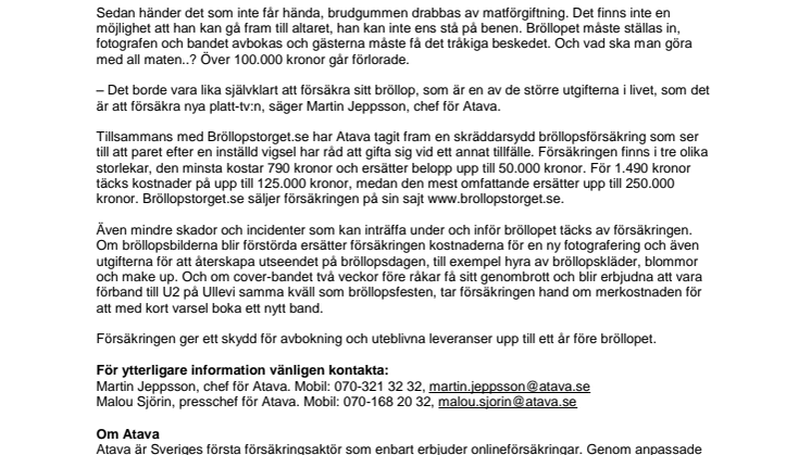 Inställt bröllop kan kosta hundratusentals kronor
