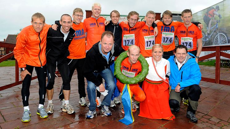 VasaStafetten 2011, herrsegrare