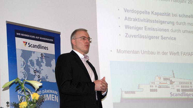 Morten Haure-Petersen, Geschäftsführer der Scandlines Deutschland GmbH