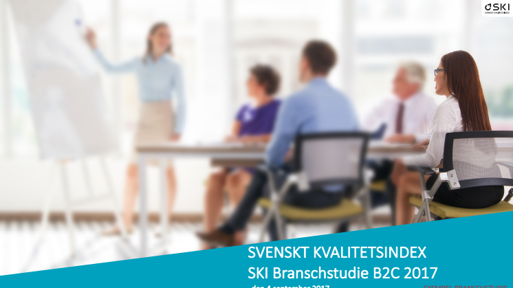 Exempel på en branschstudie från Svenskt Kvalitetsindex.
